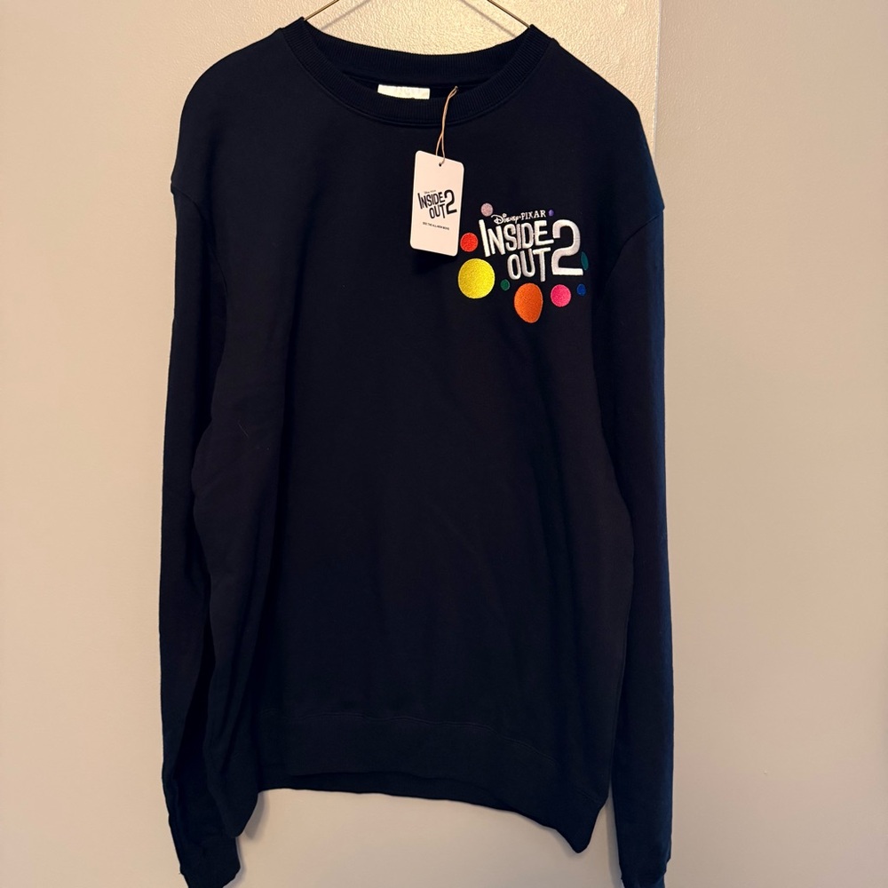 NWT Disney Pixar Inside Out 2 Promotional Crewneck Large